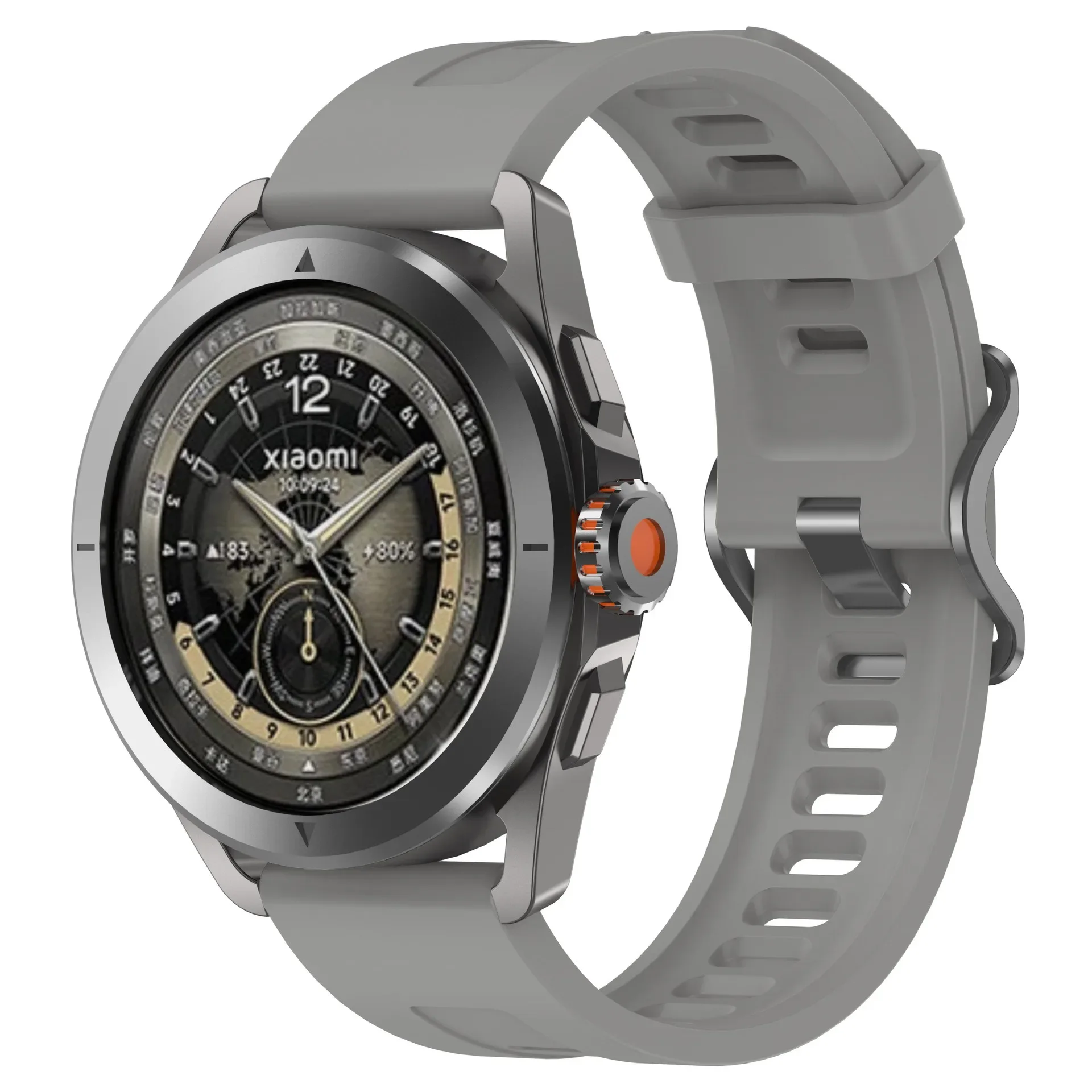Silicone Smartwatch Strap, 22mm Durable & Comfortable Band