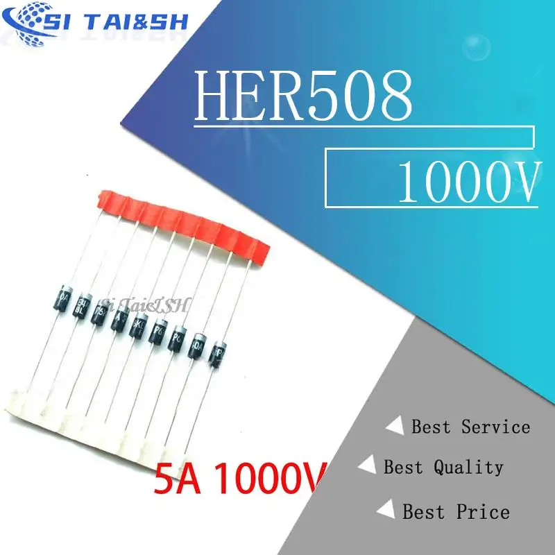 

20PCS HER508 Diode 5A 1000V