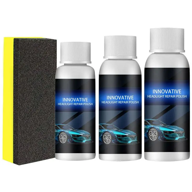 

Car Headlight Repair Fluid Scratch Remover Repair Fluid Car Headlight Polishing Agent Glass Refurbishment Fluid Car Light Repair