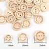 100Pcs Wooden Buttons Clothing Decoration Wedding Decor Handmade Letter Love DIY Crafts Sewing Accessories - Image 4
