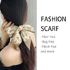 5pcs/set Series Silk Satin Scarf Women Cloth Hair Bands Headdress Accessories Lady Scarves Ribbon Neck Ties for Bag Handle 2