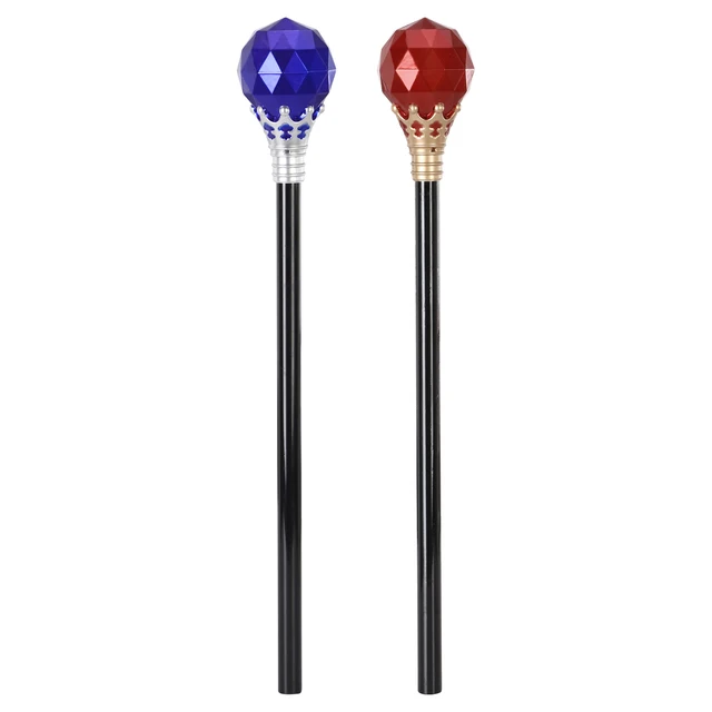 Halloween Scepter King And Queen Scepters for Kids Adult Cosplay Royal Costumes Accessories Wand Theater Easter Theme Party Prop 1