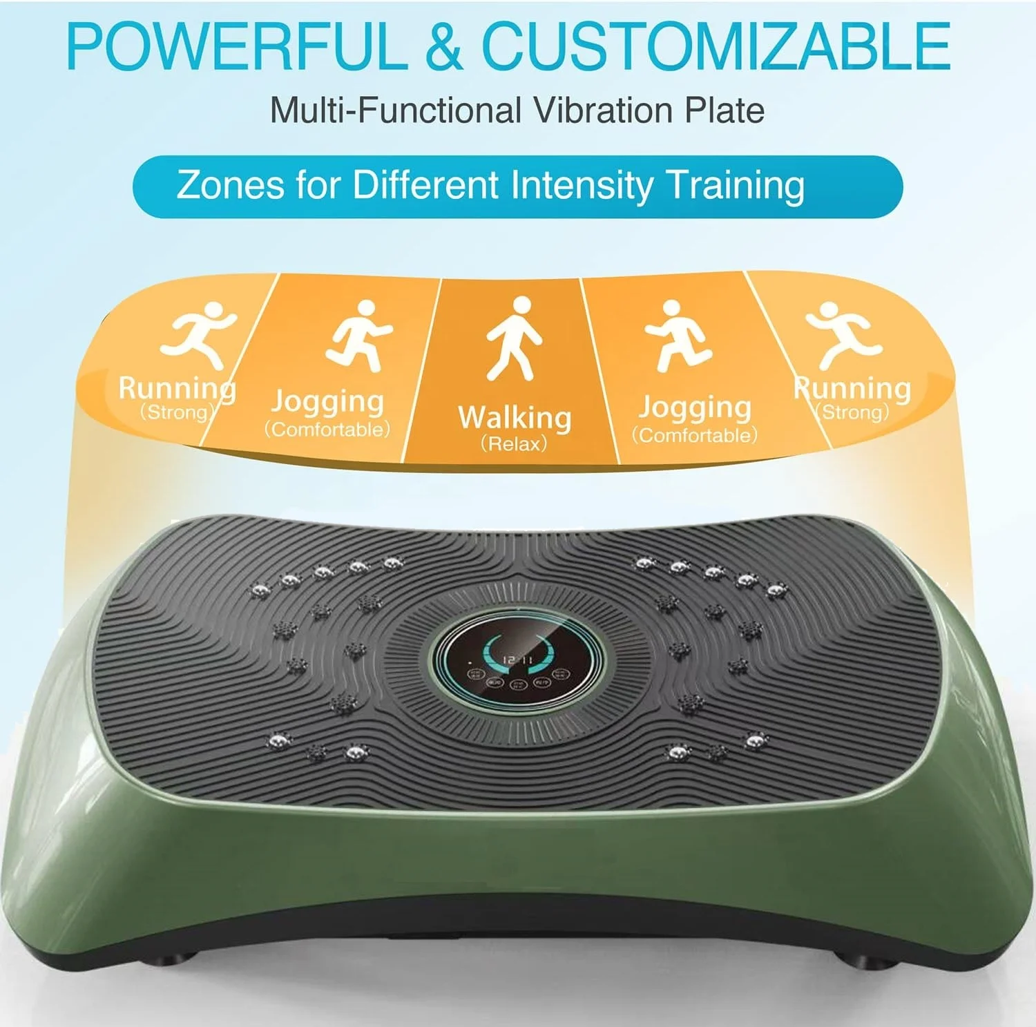 스마트 진동 플레이트 머신 헬스장 스포츠 장비 전신 마사지 및 슬리머 피트니스 장비 근육 활성화용