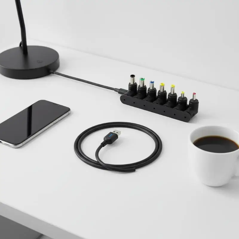 1/5/8/14개입 타입 C / 태블릿 마이크로 USB 2.0 - DC 5.5x2.1mm 전원 잭 어댑터 플러그 USB C - DC 5.5*2.1mm 커넥터 어댑터 5V