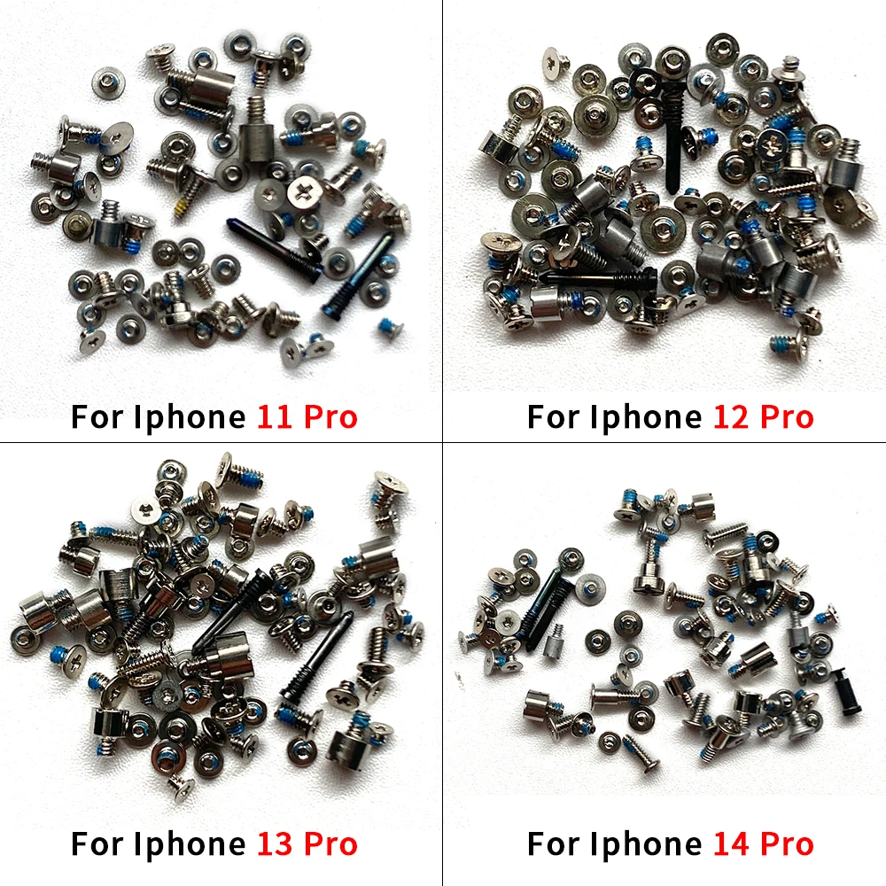 Full Metal Set Screw 1 Set For Iphone 11 12 13 14 Pro Max Mini 14 Plus Internal Bracket Replacement Parts phone repair tools tool kit phone repair kit