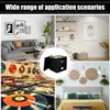 Vinyl Record Storage Box for up to 50+ 12-Inch Albums, Records Crate, LP Album Storage Fabric Cabinet Organizer Case 4