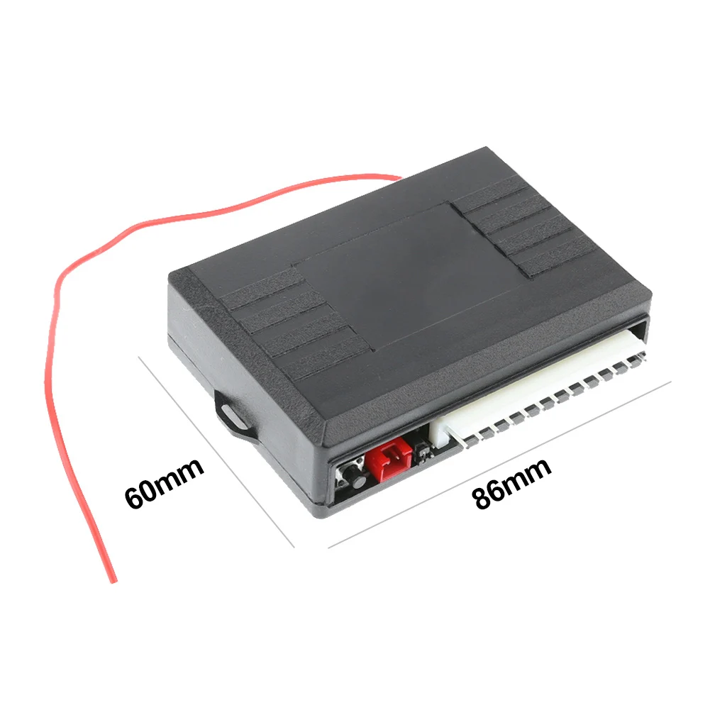 Universal Car Alarm System With Keyless Entry - Central Locking Security Kit With Remote Control & Immobilizer