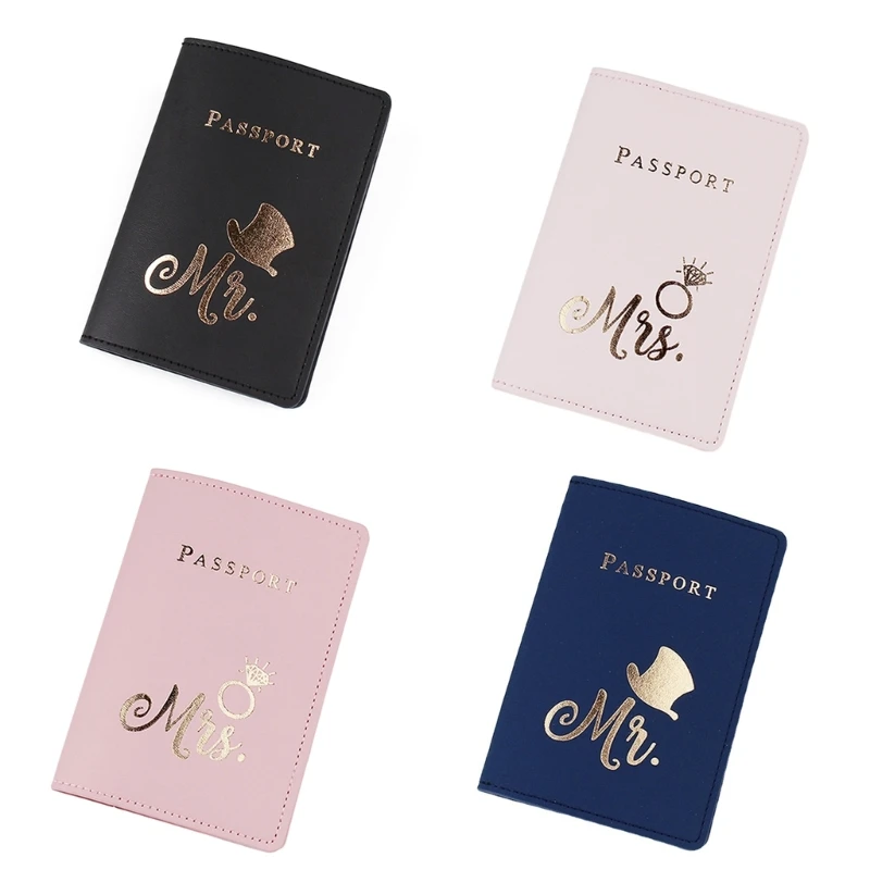 

Passport Holder Cover Wallet PU Leather Card Case Travel Card Wedding Gift