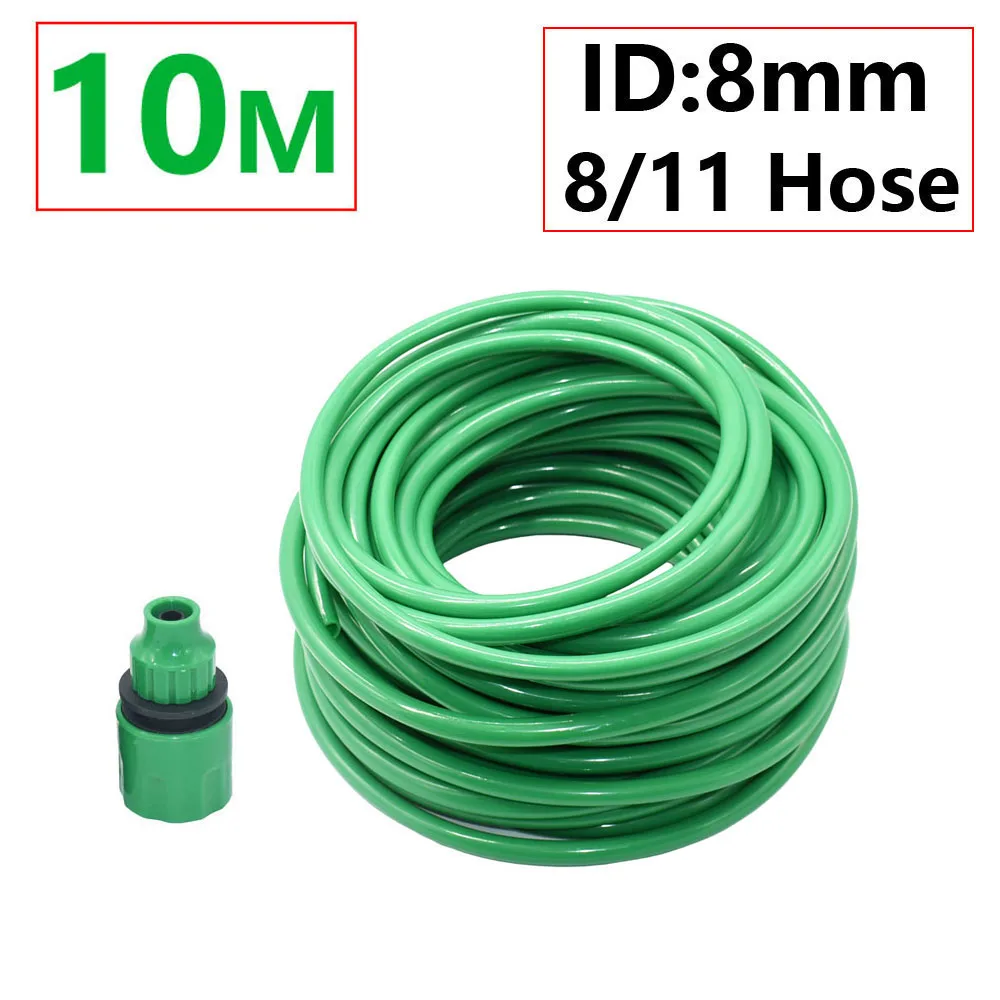 Tubo Per Irrigazione A Goccia In PVC Da 10 Metri, Diametro 8/11 Mm, Per Giardino E Serra, Antinvecchiamento