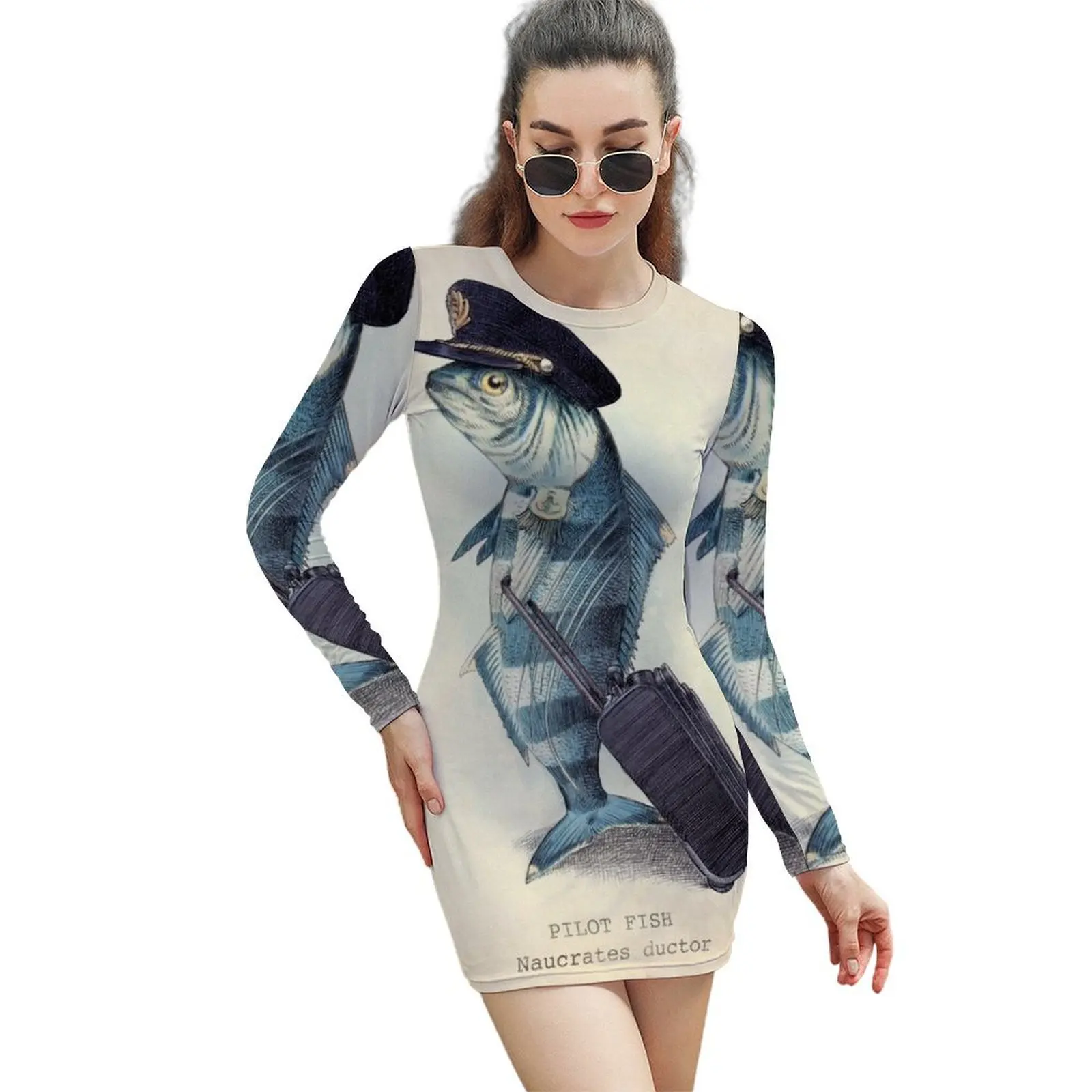 

The Pilot Long-Sleeved Sheath Dress dresses for prom women's dresses luxury birthday dress for women luxury 2024