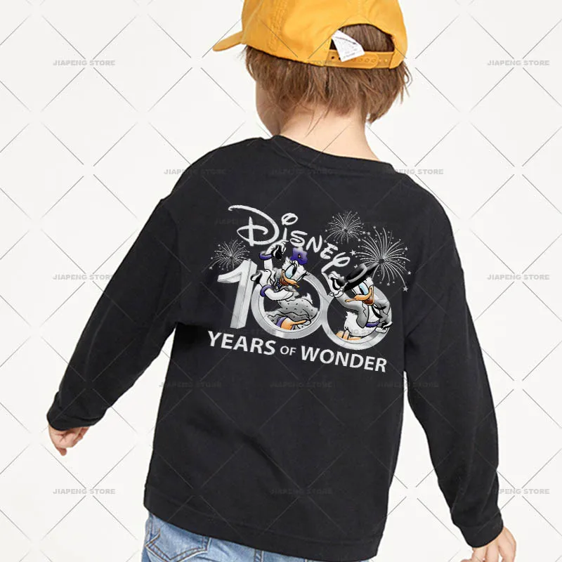 Disney 100 Years of Wonder Thermal Transfer Stickers Iron on Transfers For Clothes Minnie Printed Patches On Clothing T-shirts