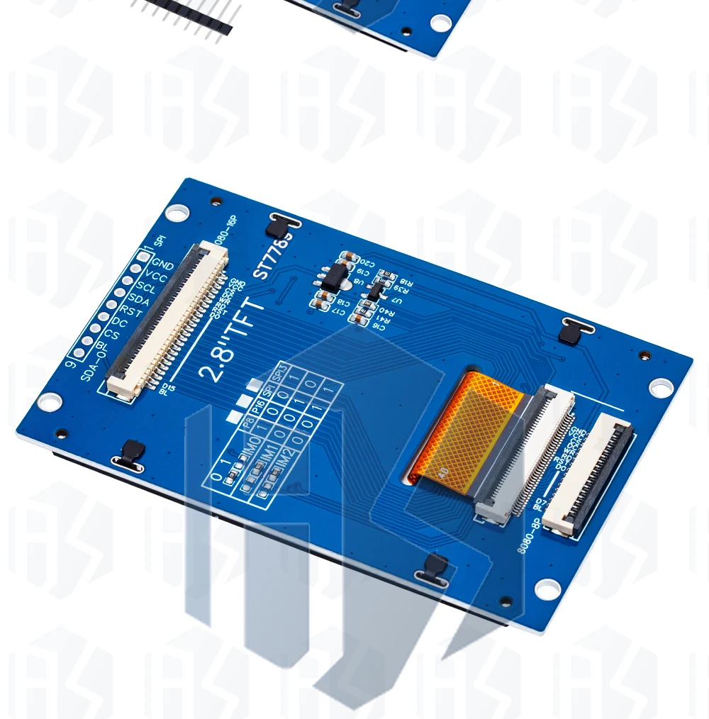 2,4/2,8/3,2/3,5 Zoll 240x320 320x480 SPI 2,4" TFT Serielles Port-Modul 5V/3,3V PCB-Adapter ST7789V/ST7796S LCD-Display für Arduino – Detail 21