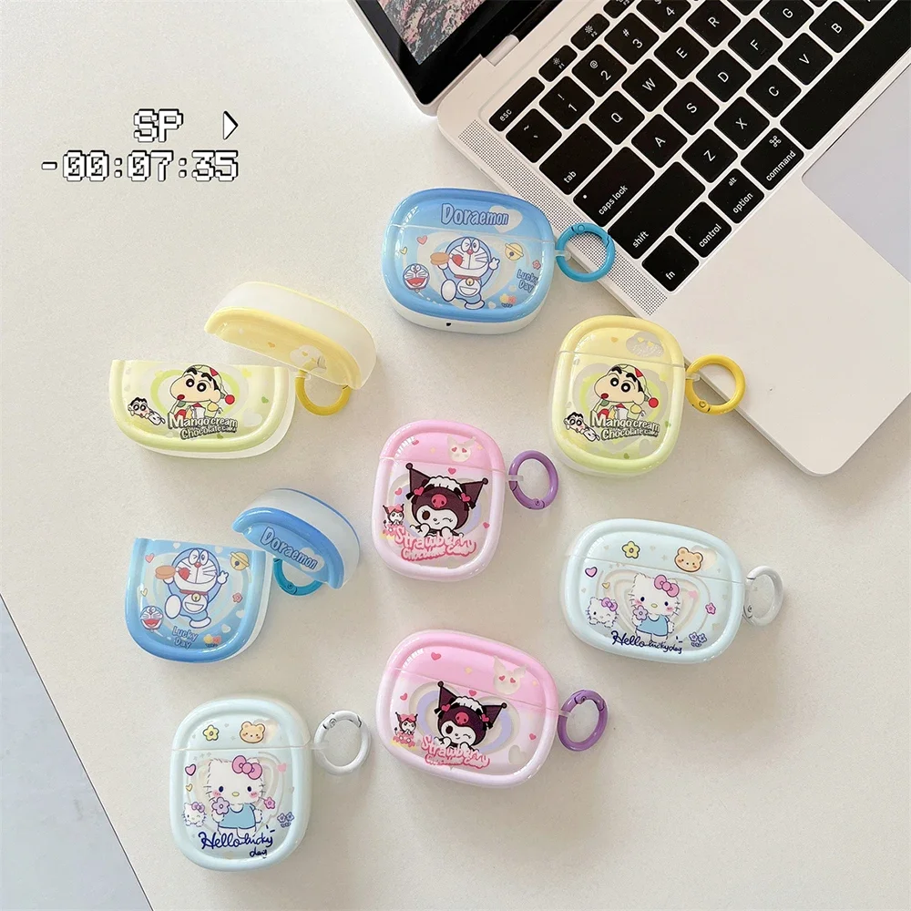 

Sanrio Hello Kitty Kuromi For AirPods 1 2 3 Case Apple AirPods Pro 2 Case IPhone Earphone Accessories Air Pod Anti-fall Cover