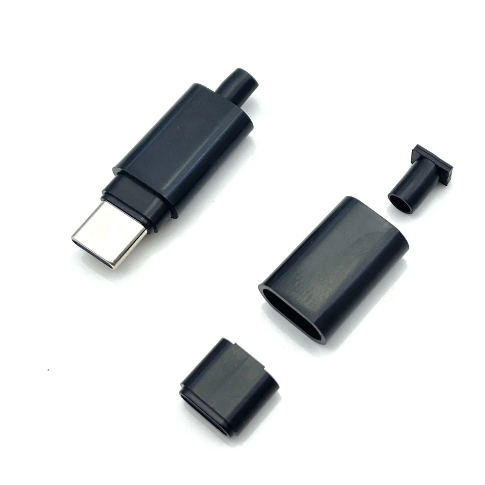 Lot De 2 Connecteurs USB Mâle à Souder - Pour Câble USB 2.0 Sur Mesure - Neufs Sous Emballage