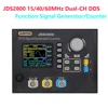 JDS2800 15/40/60MHz Digital Dual Channel DDS Function Signal Generator Frequency Meter Counter Sweeper Pluse Noise Generator 1