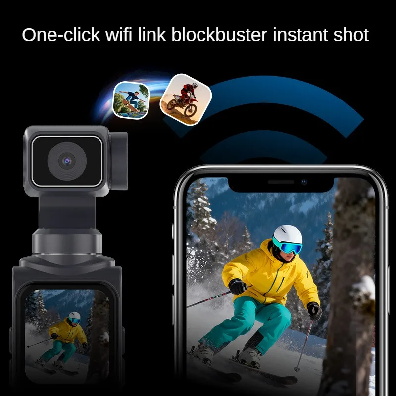 Caméra Action 4K 30fps Étanche 40m avec Carte SD 32Go/64Go/128Go