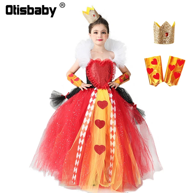 Queen Of Hearts Accessories, Witch Red Queen Alice In Wonderland Cosplay  Wig Set