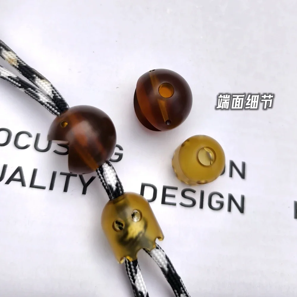 EDC Ultem PEI Titanium Beads A Kinife Pendant Paracord Outdoor Decorations Necklace Bracelet Camping Gear EDC Tools