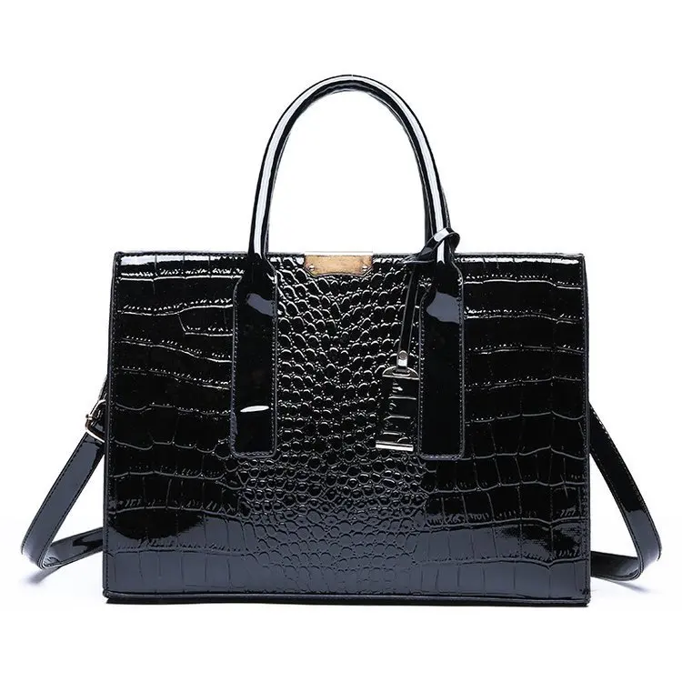 Shoulder Bag for Women Vegan Leather Crocodile Purse Classic Clutch Handbag