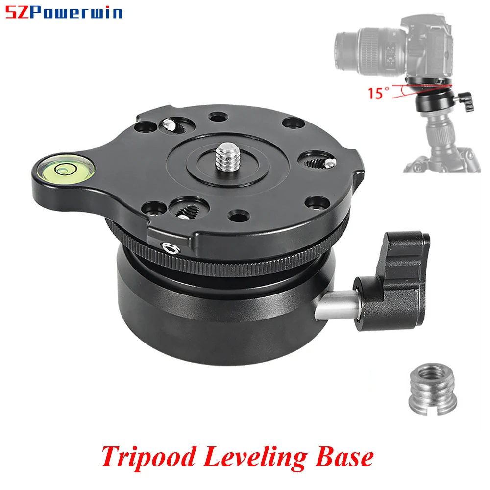 Tripod Leveling Base Panoramic Ball Head Gimbal Head Tripod