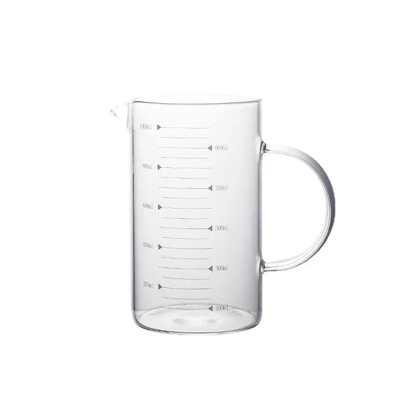 Large Capacity Garden Measuring Cup Kitchen Baking Measuring Tool Glass With Scale Household