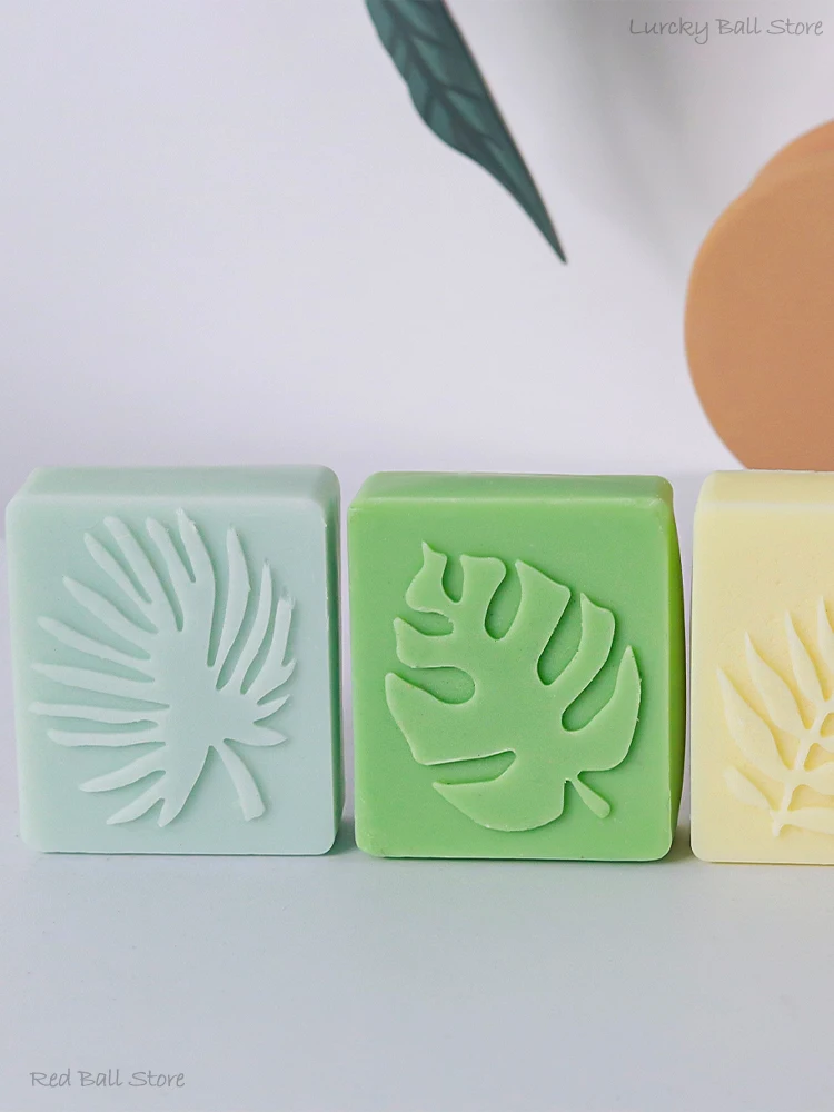 Description Picture 5 of item6 Cavity Oval/Square Leaf Shaped Silicone Soap Mold DIY Handmade Essential Oil Soap Making Supplies Mould Chocolate Cake Molds
