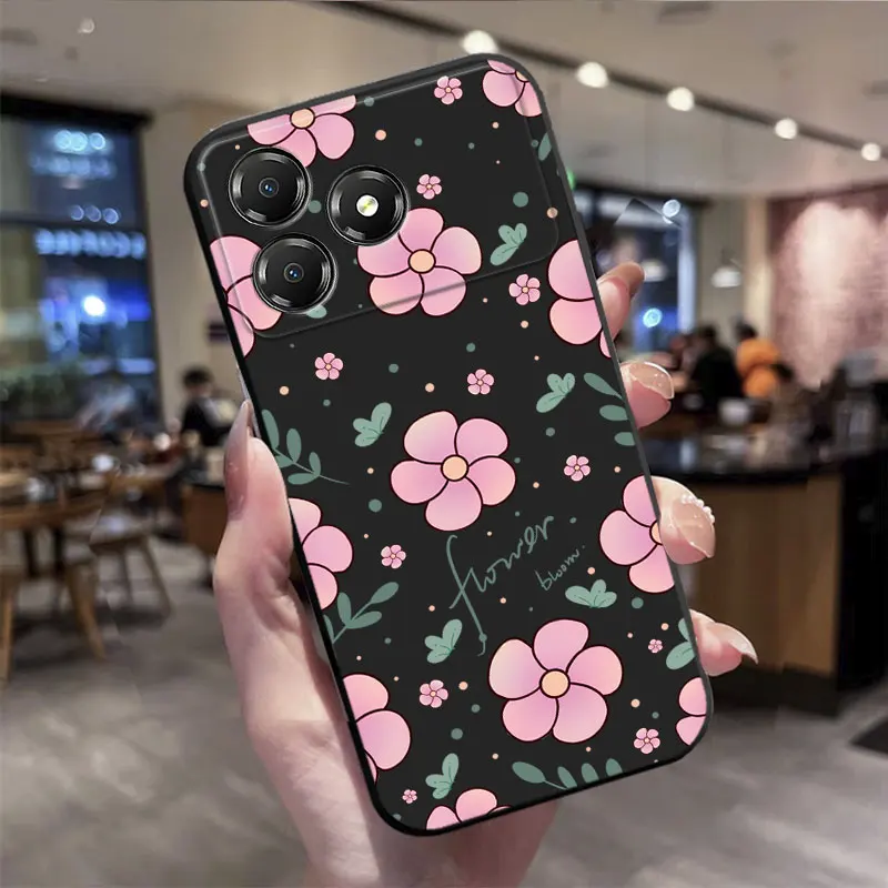 Cute Cartoon Pattern TPU Soft Silicone Back Phone Case