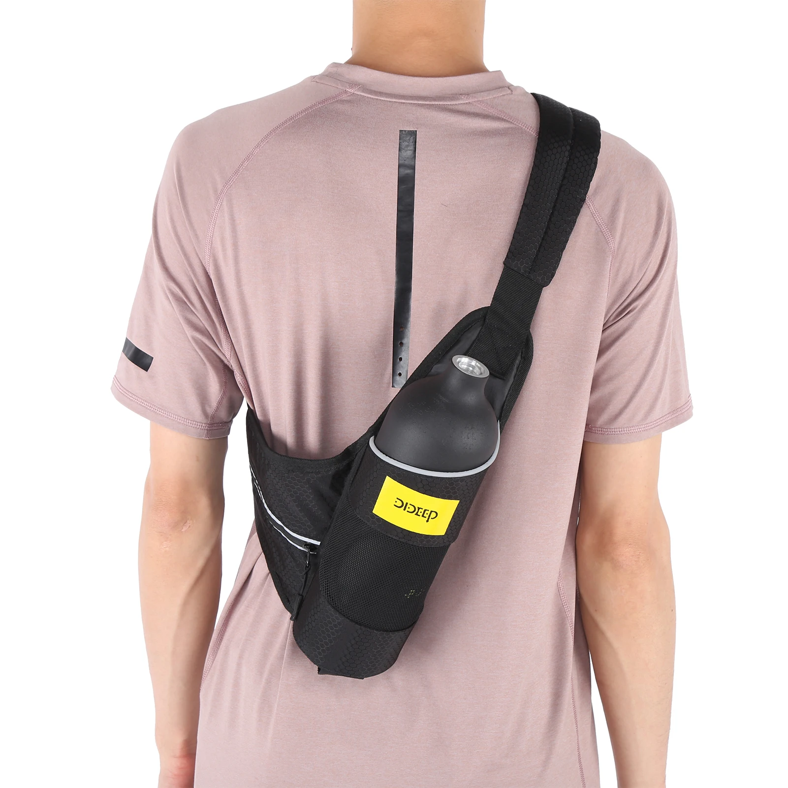 DIDEEP 1L Mini Scuba Tank Diving Set with Breather/Relief Valve/Scuba/Strap/Diving Goggles