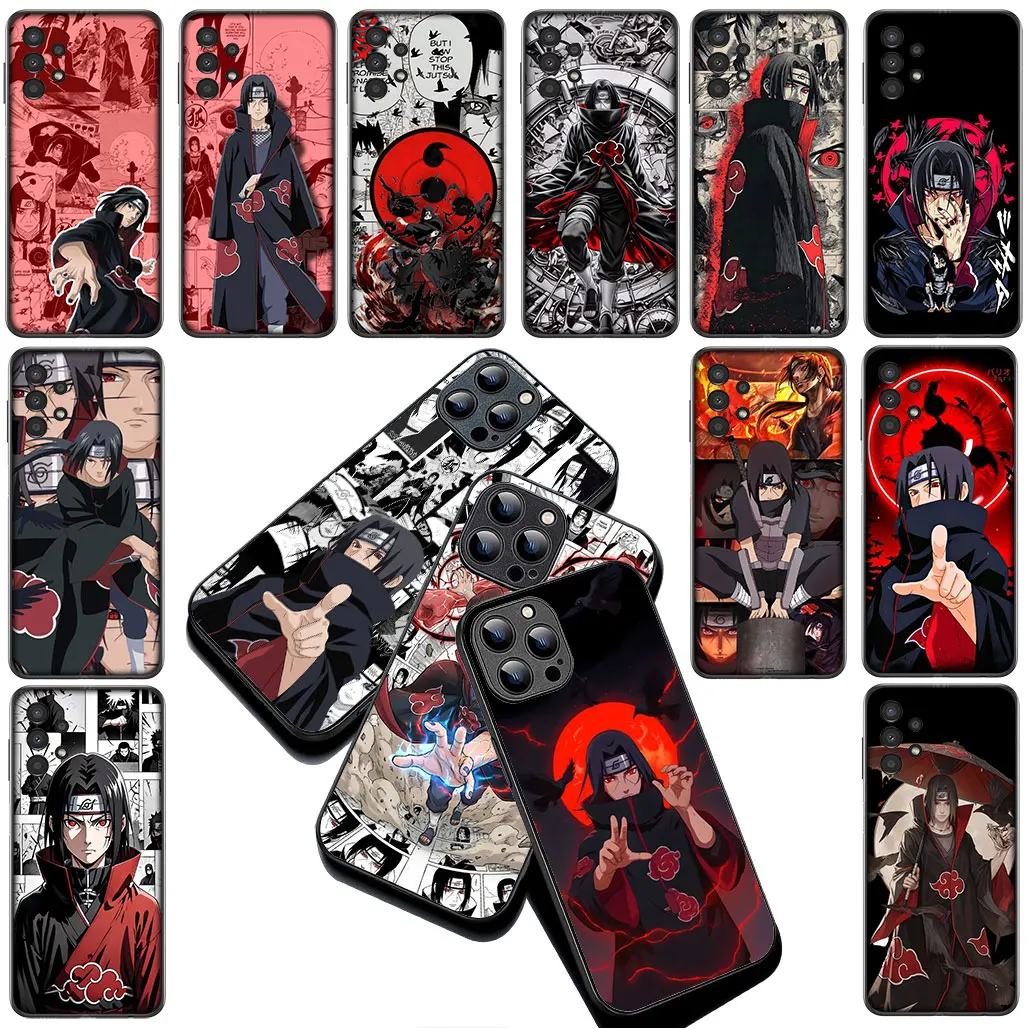 Anime Uchiha Itachi Naruto Silicone Phone Case Cover