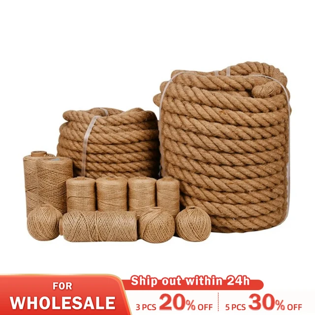 Eco Friendly Hand Braided Jute Rope - Bundle of 3 Kgs
