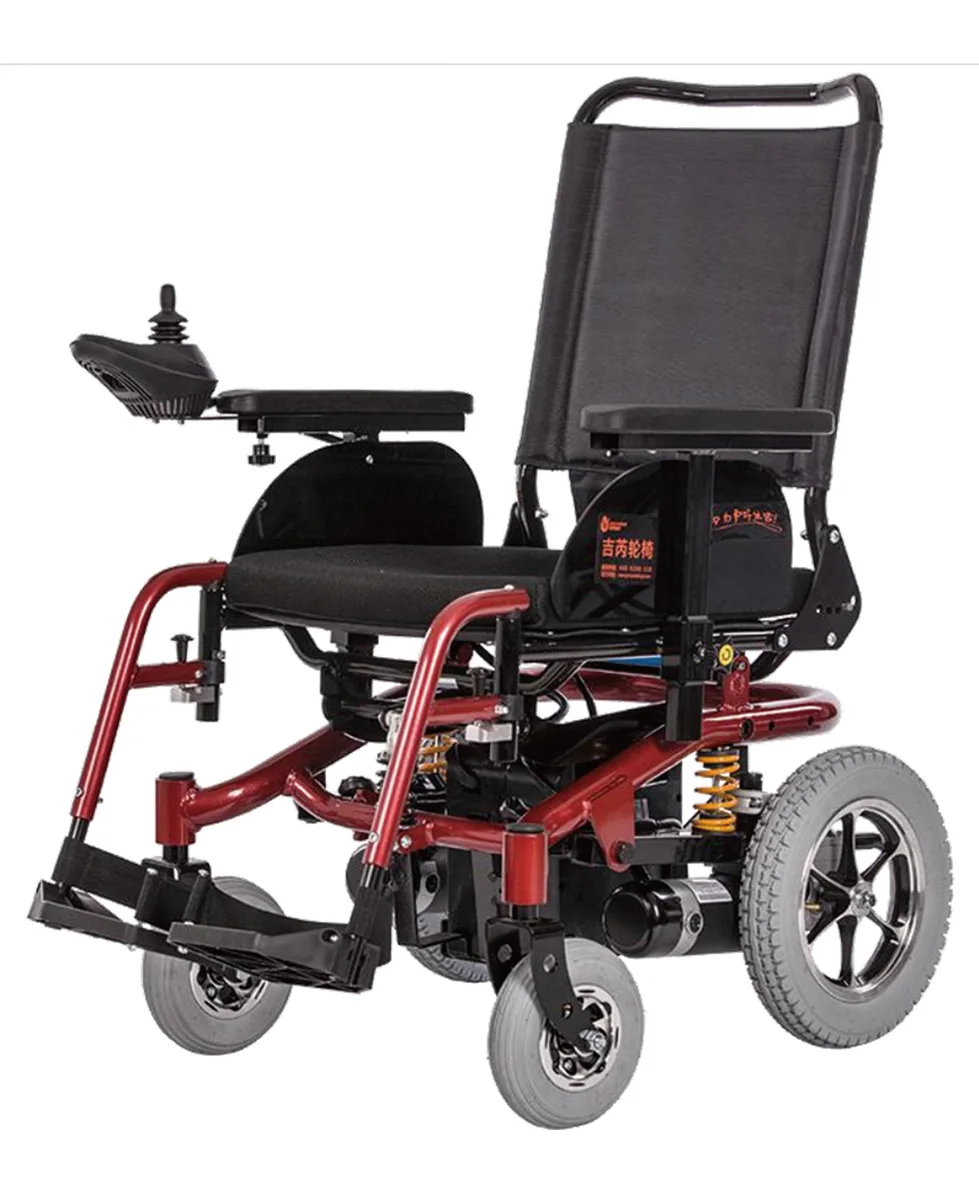 folding electric wheelchair for the elderly people disabled power Aluminum wheelchair with CE