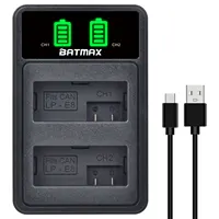 LCD USB Dual LP-E8 LP E8 LPE8 Battery Charger with Type c for Canon EOS 600D 650D 550D 700D T4i T5i Rebel T2i