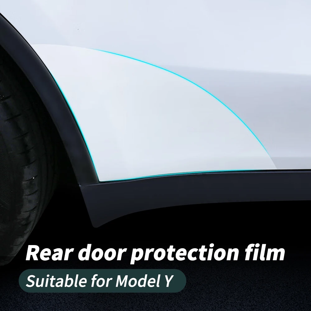 

Rear Door Triangle Protective Film Car PPF Transparent Trim Stickers Decoration Refit Car Sticker For Tesla Model Y 2021-2023