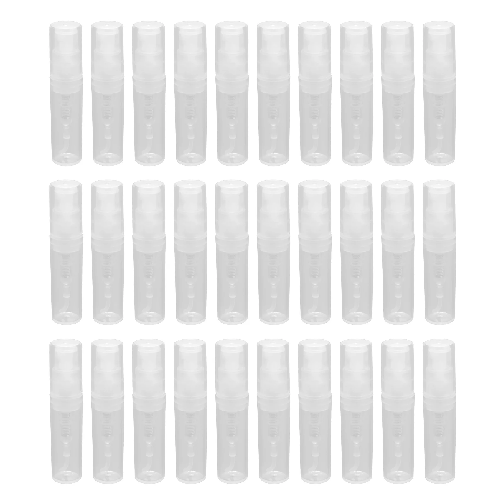 

30Pcs Clear 2Ml Atomizer Plastic Bottle Spray Disposable Perfume Empty Sample Bottle for Travel Party