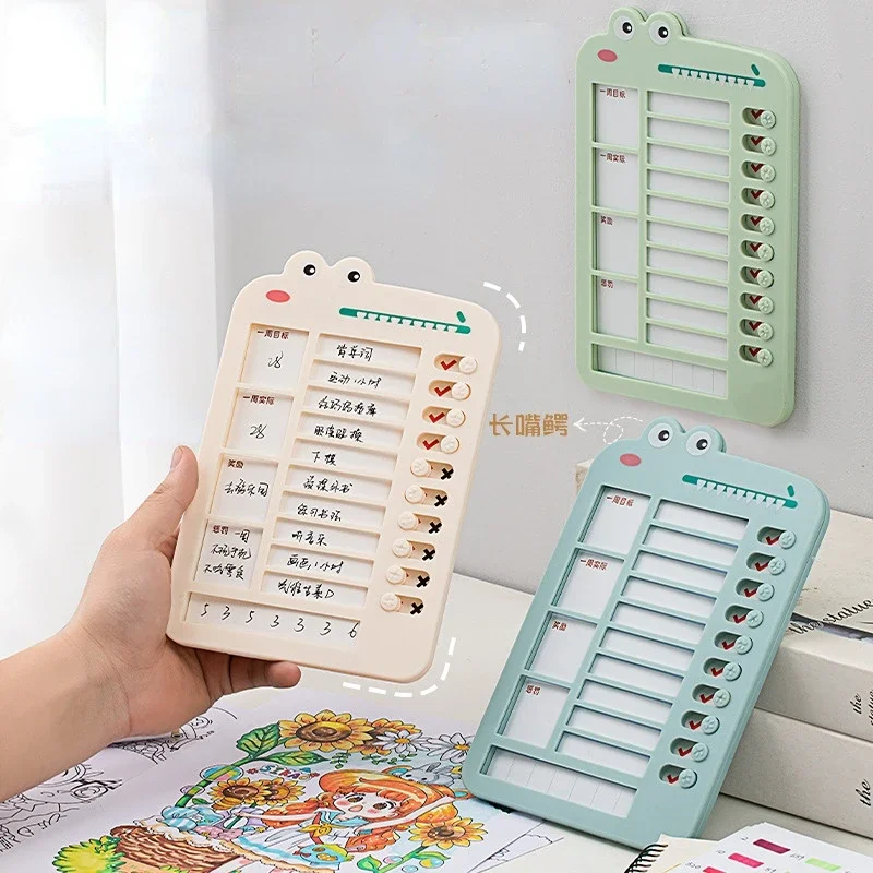 다음은 제목의 한국어 버전입니다: 프로토타입 PCB 보드 세트 - 2X8, 3X7, 4X6, 5X7, 믹스 블랙, 모음 20개 10 귀여운 악어 메모 체크리스트 보드, 어린이 자기 훈련 펀치 카드, 벽걸이 재사용 가능한 체크리스트 일정 메모 보드