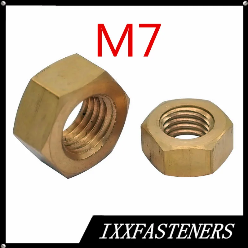 Cobre Bronze H564 Porca Hexágono m7 Din934