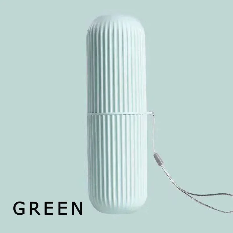 Portable Travel Toothbrush and Toothpaste Storage Organizer Cup