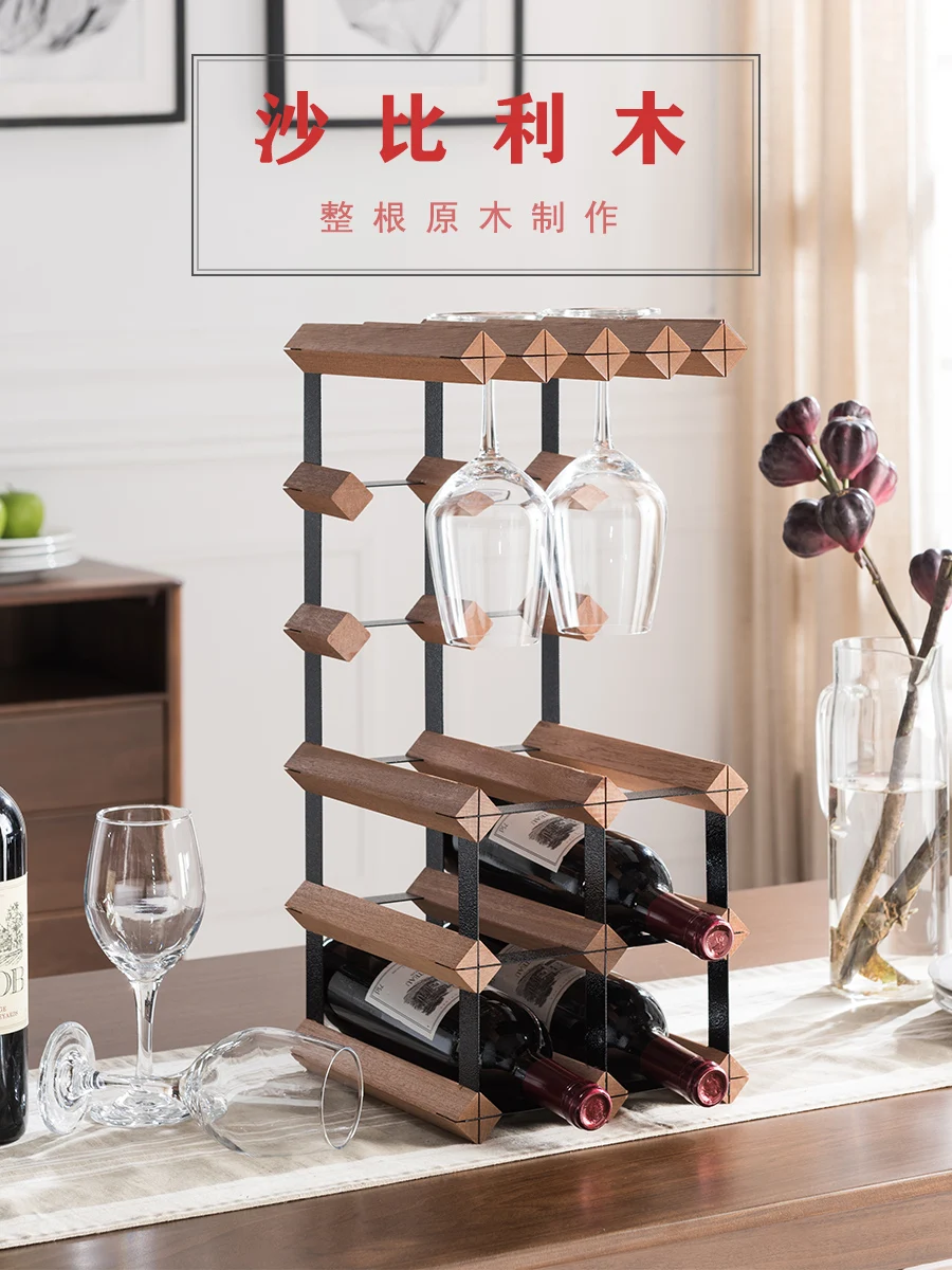 Wooden Foldable Garden Table with Wine Glass Bottle Stand - China