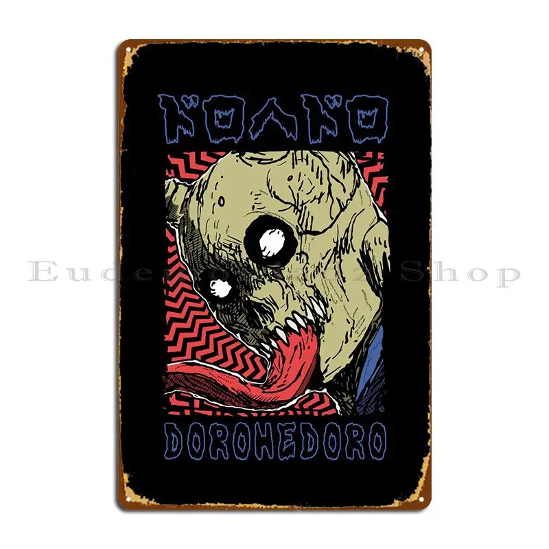 Chidaruma Dorohedoro Manga Metal Sign Murale Designs Garage Cinema Garage Tin Sign Poster