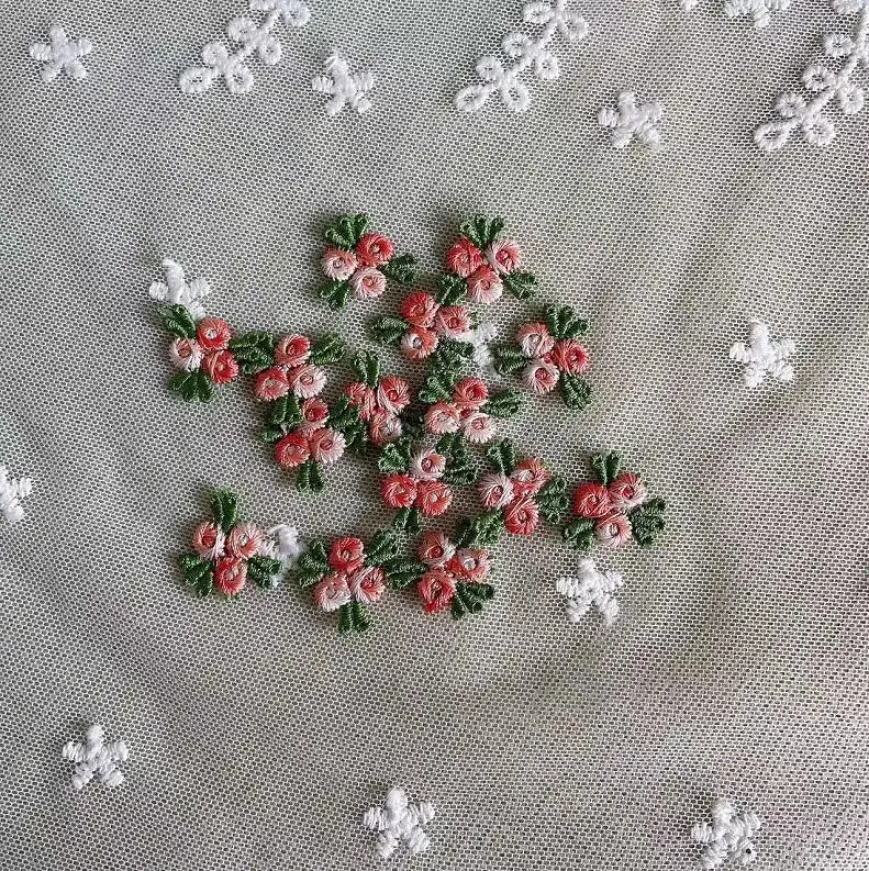 Lace Sewing Supplies Embroidered Floral Lace Patches 100 Pieces for Women