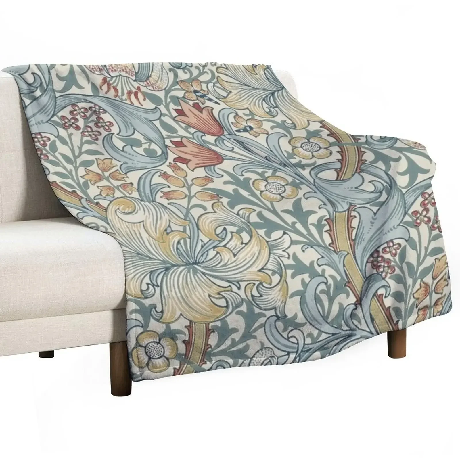 

William Morris art Throw Blanket Winter beds For Baby Blankets