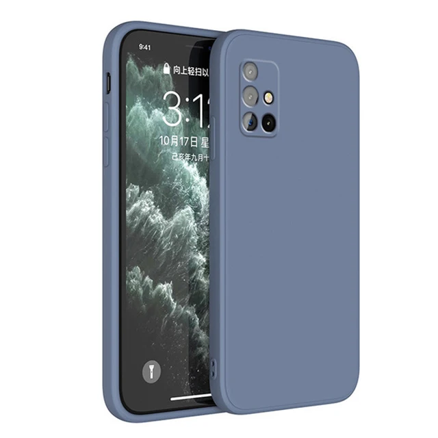 Custodia morbida in silicone liquido quadrato per Xiaomi Redmi Note 10 9 8 7 Pro 9S Redmi K40 K20 9A Mi 11 10 10T Pro Lite 9 SE Poco_voghion.com