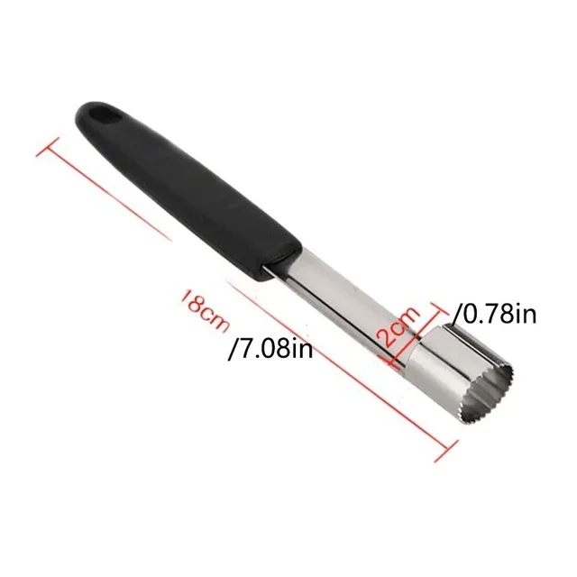 1PC Estrattore di noccioli di frutta in acciaio inossidabile Gadget da cucina Estrattore di noccioli di frutta per mela e pera Manico in plastica per cucina domestica 2