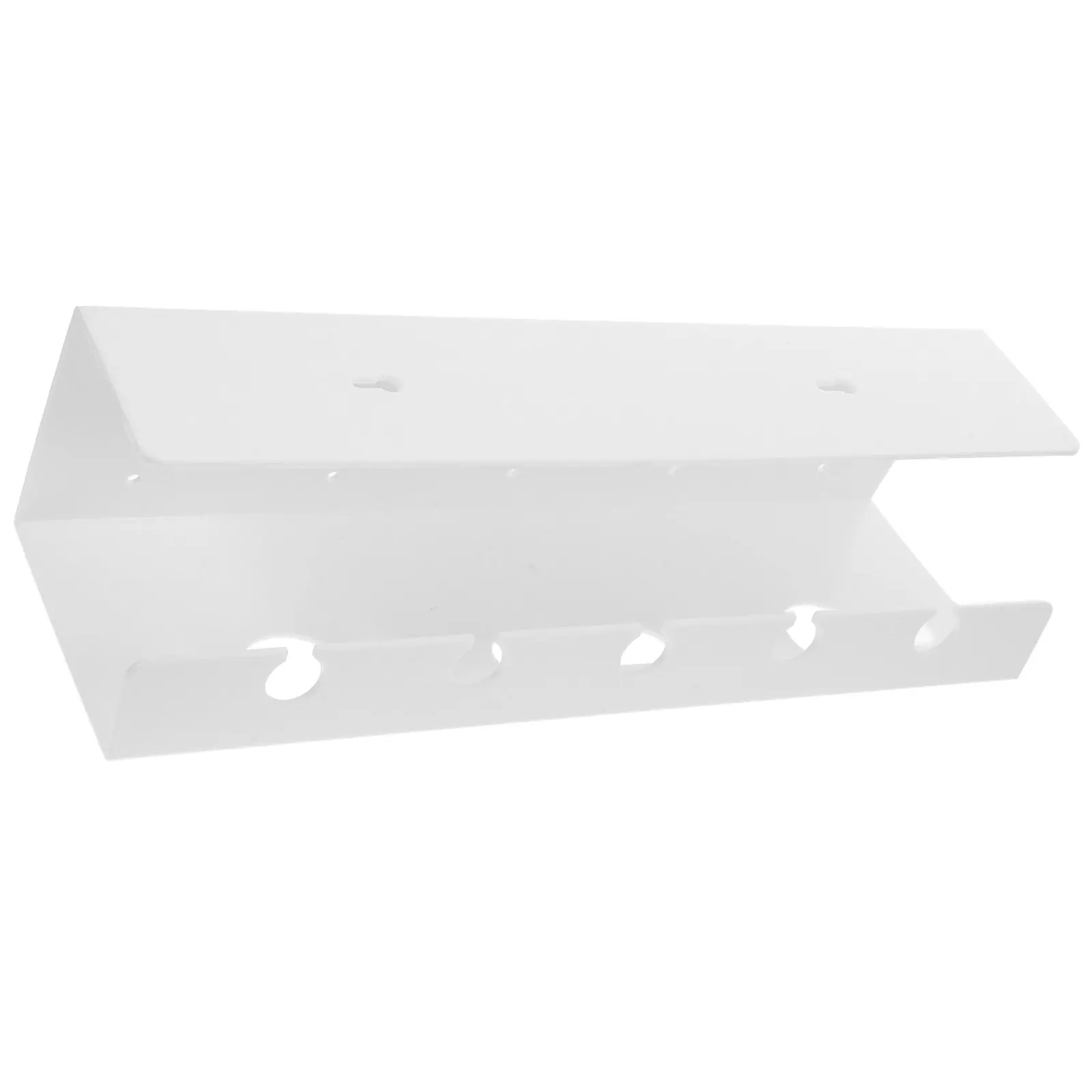 책상 아래 숨겨진 케이블 정리 트레이 ABS 튼튼한 와이어 정리함 가정 사무실 데스크탑 코드 보관 랙 책상 정리 서랍