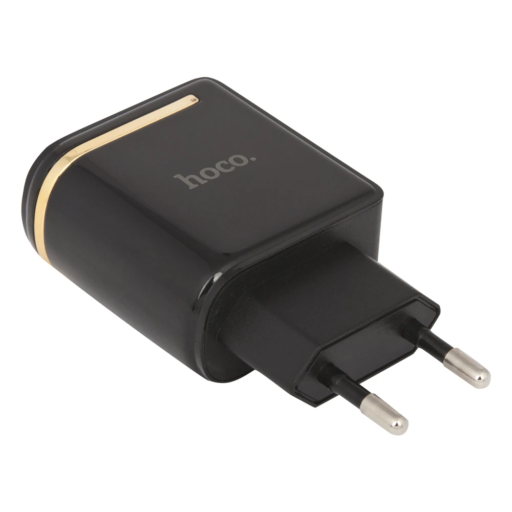 Блок питания (сетевой адаптер) HOCO C39A с 2 USB портами 4A черный | Электроника