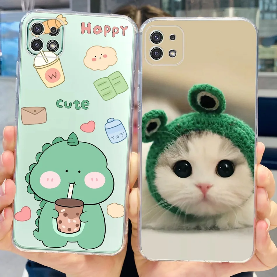 Stylish Transparent TPU Soft Silicone Phone Case