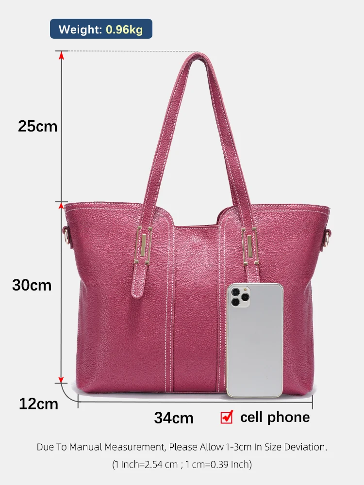 حقيبة كتف نسائية من Zency، بتصميم عملي وسعة كبيرة،...