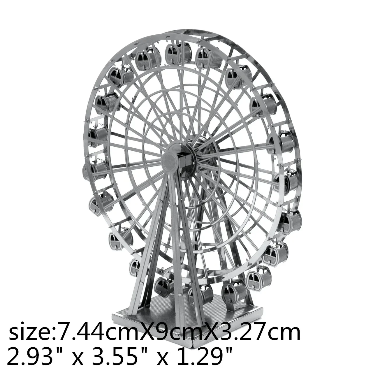 Ferris wheel 3D Metal Puzzle model kits DIY Laser Cut Puzzles Jigsaw Toy For Children 4