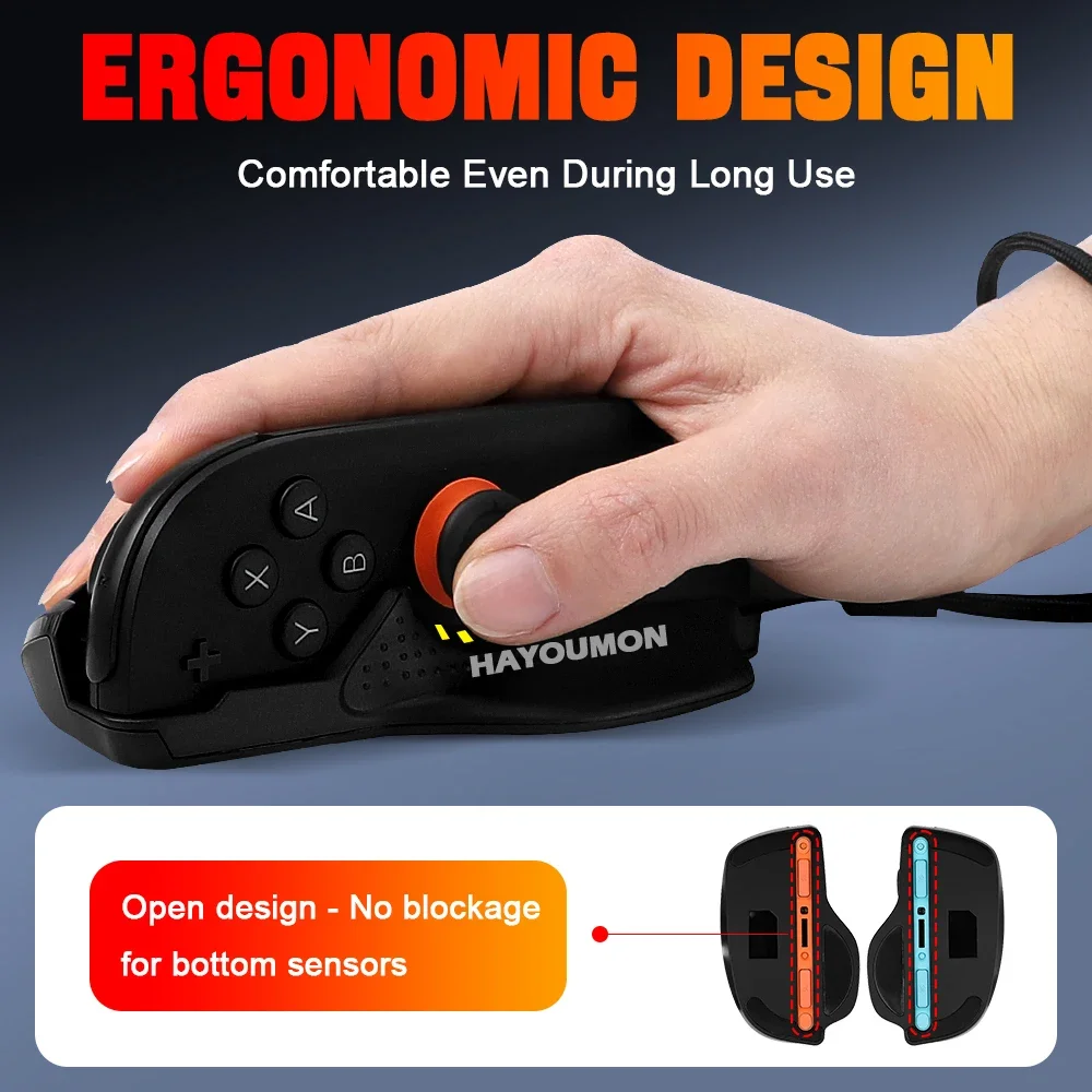Ergonomic Gaming Mouse Grip for Enhanced Control & Portability - Set of 2