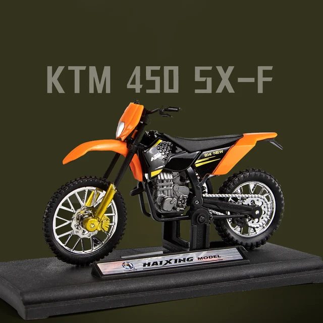 1:18 Scale KTM450SX-F Alloy Scooter Sport Bike Figurines Diecasts Kid Toy Motorcycle Vehicles Racing Model Replicas Gift for Boy 5
